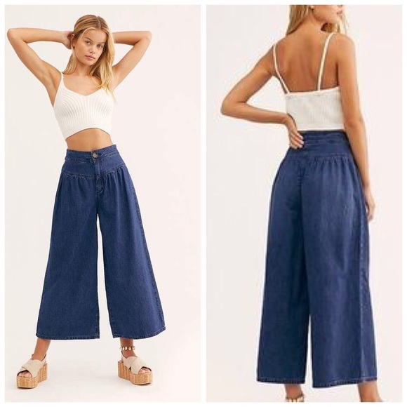Free People Denim - We The Free Hobo La Bomba Wide Leg Jeans